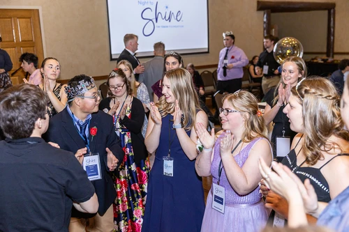 Guests dance at Night to Shine